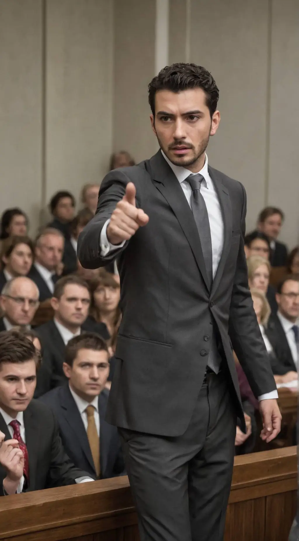 ai character: El juicio background