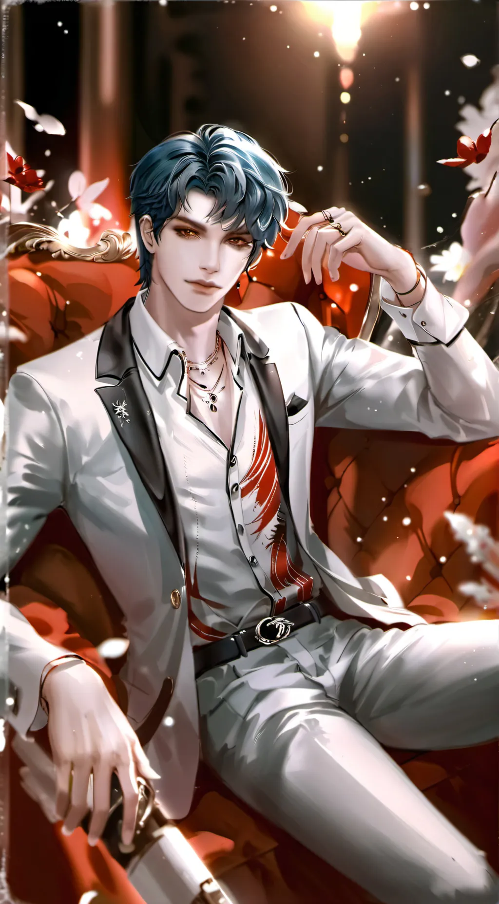 ai character: Daddy cline  background