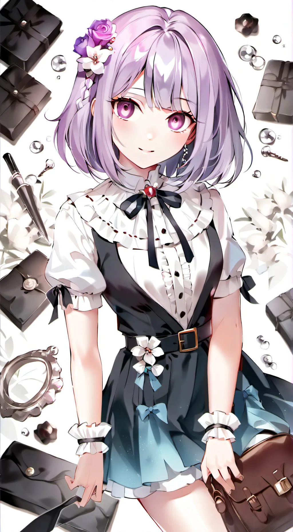 ai character: Moon background