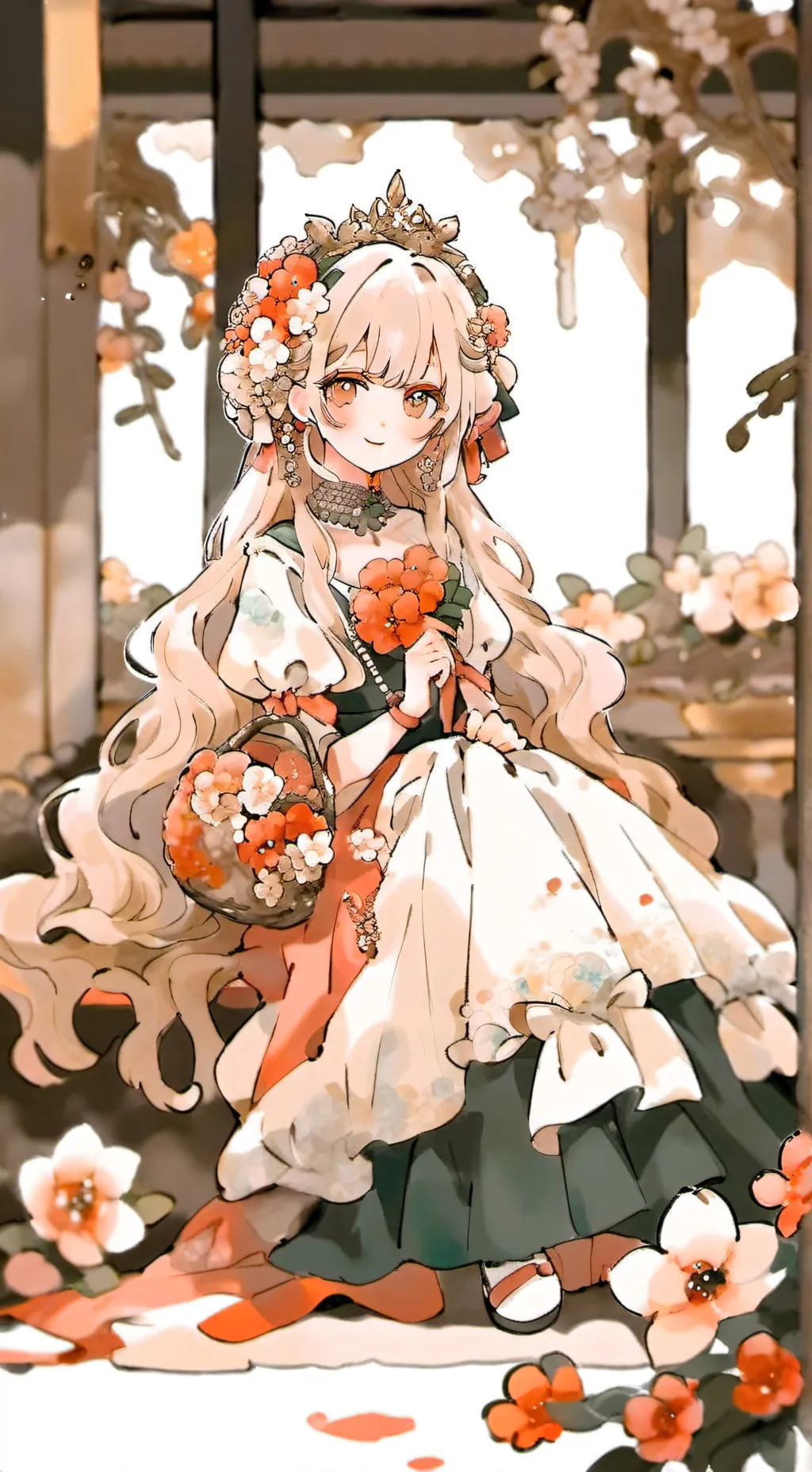 ai character: Rosé background
