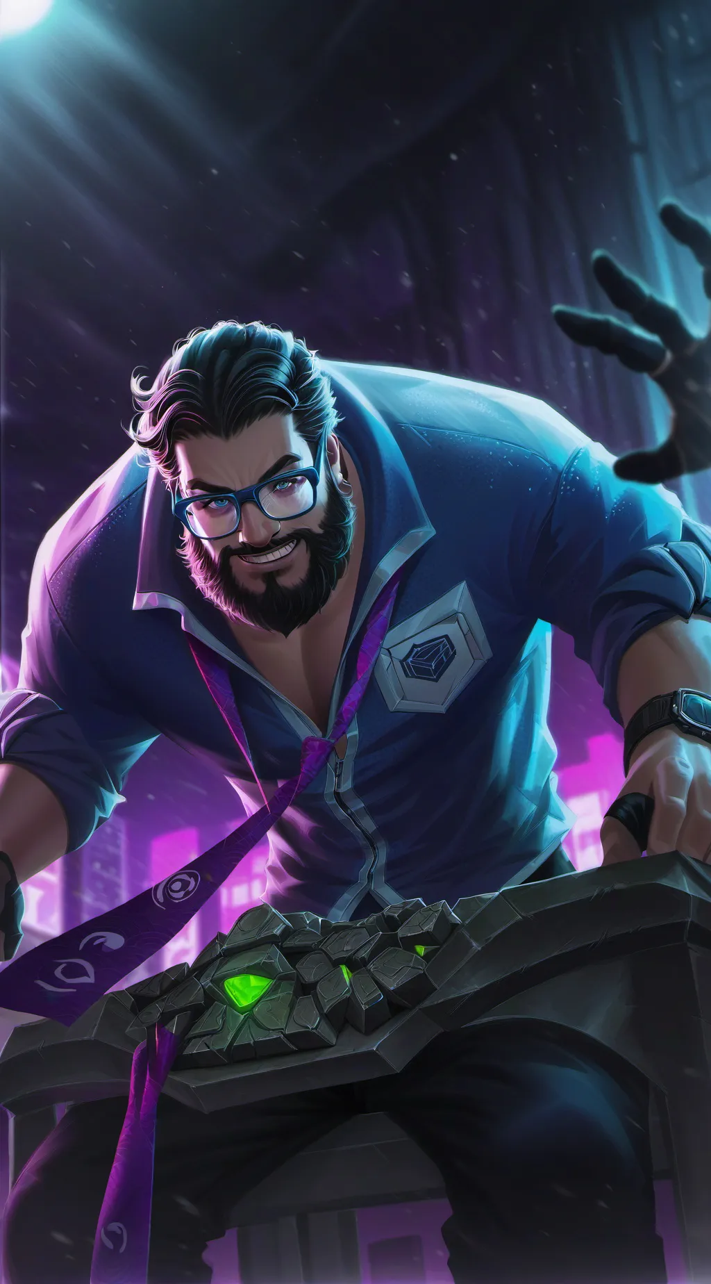 ai character: LACOBRAA background