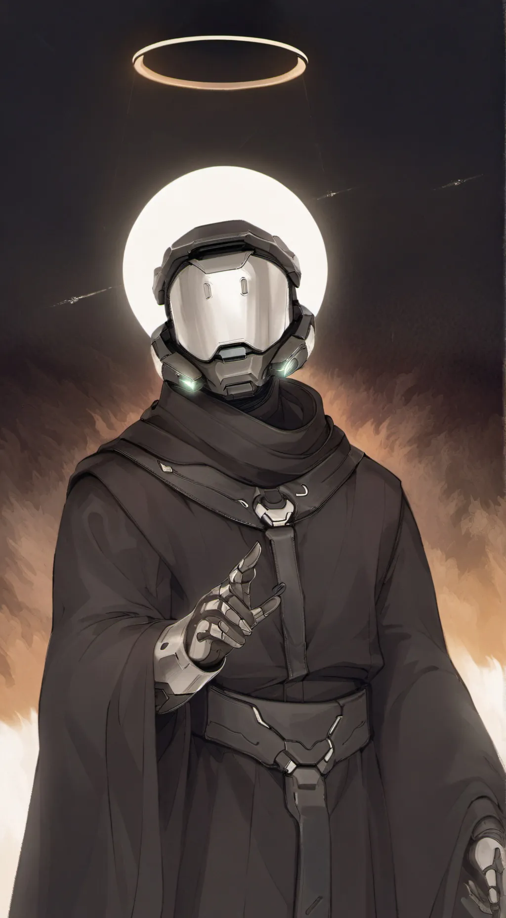 ai character: master cheif background