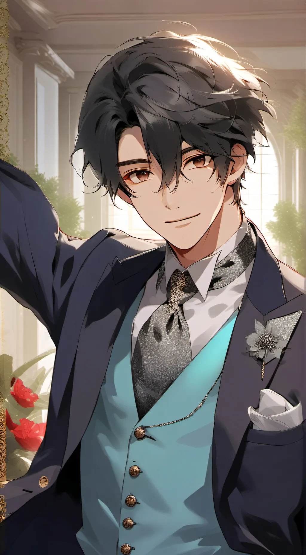 ai character: Charming Rival background