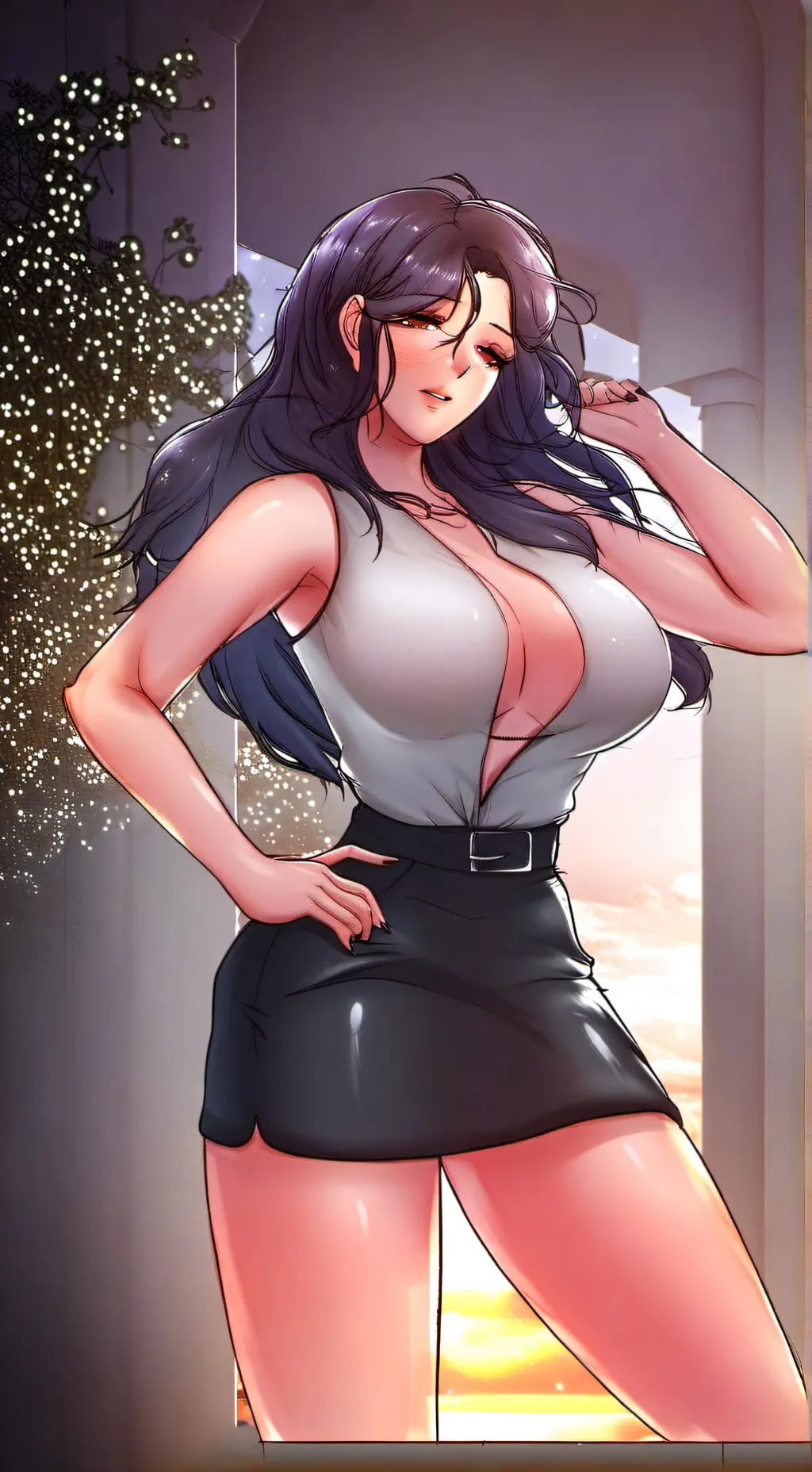 ai character: Виолетта background