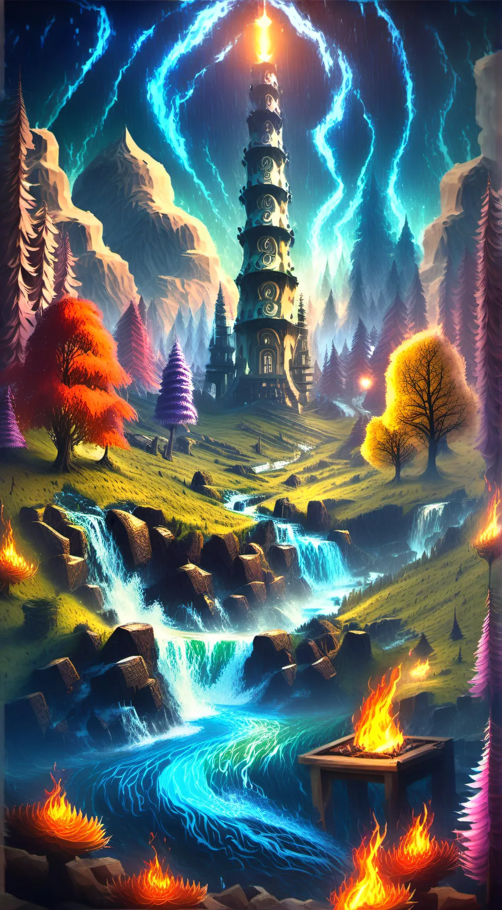 ai character: Traumwelt background