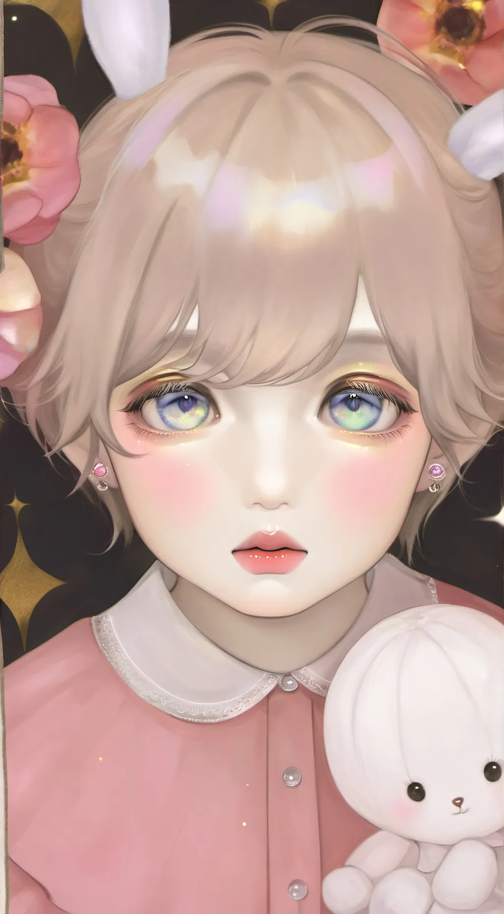 ai character: Kny baby background