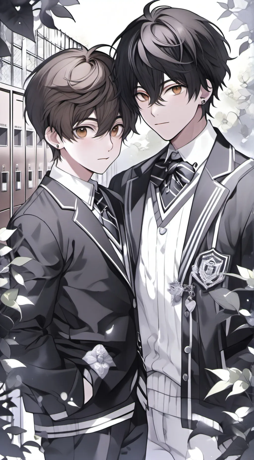 ai character: ~♡the two flirts♡~ background