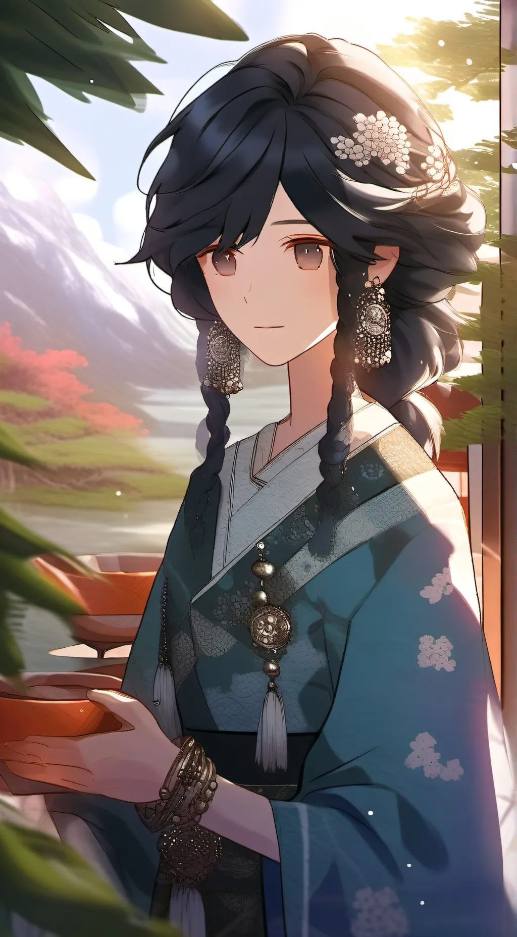 ai character: cynari... background