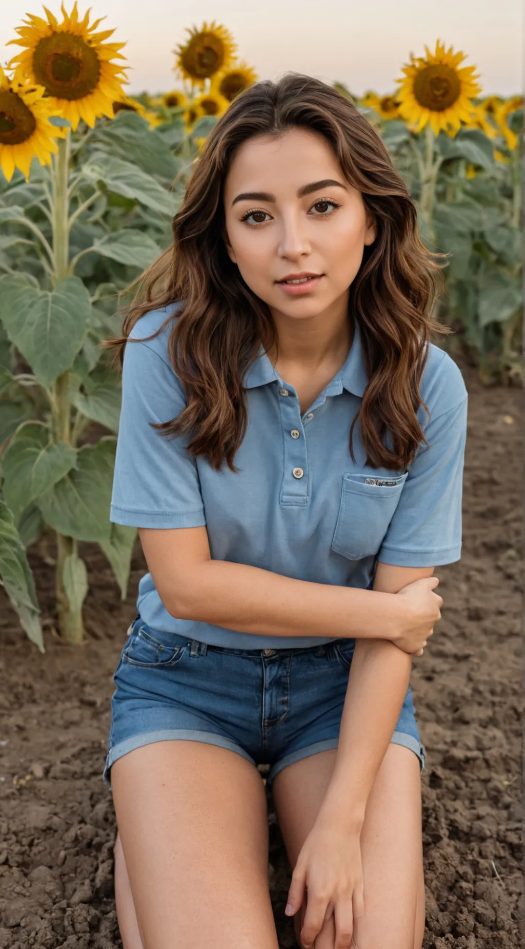 ai character: Florist Noel background