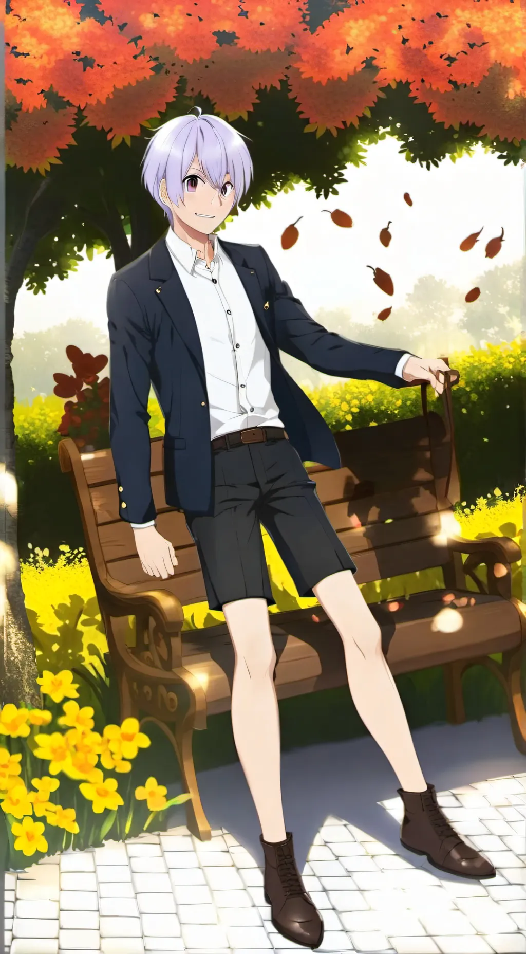 ai character: Sebastían  background