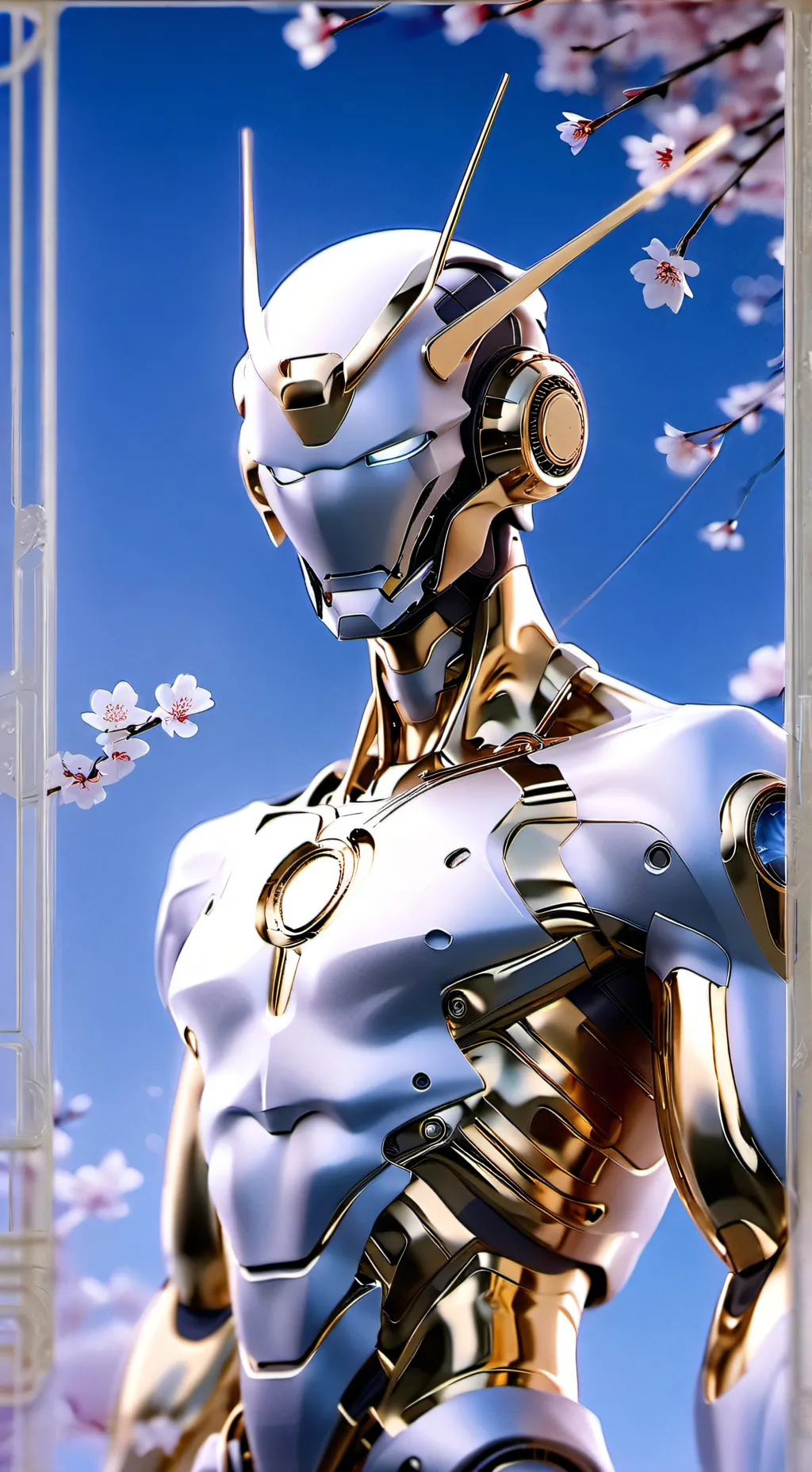 ai character: PS5 as a human background