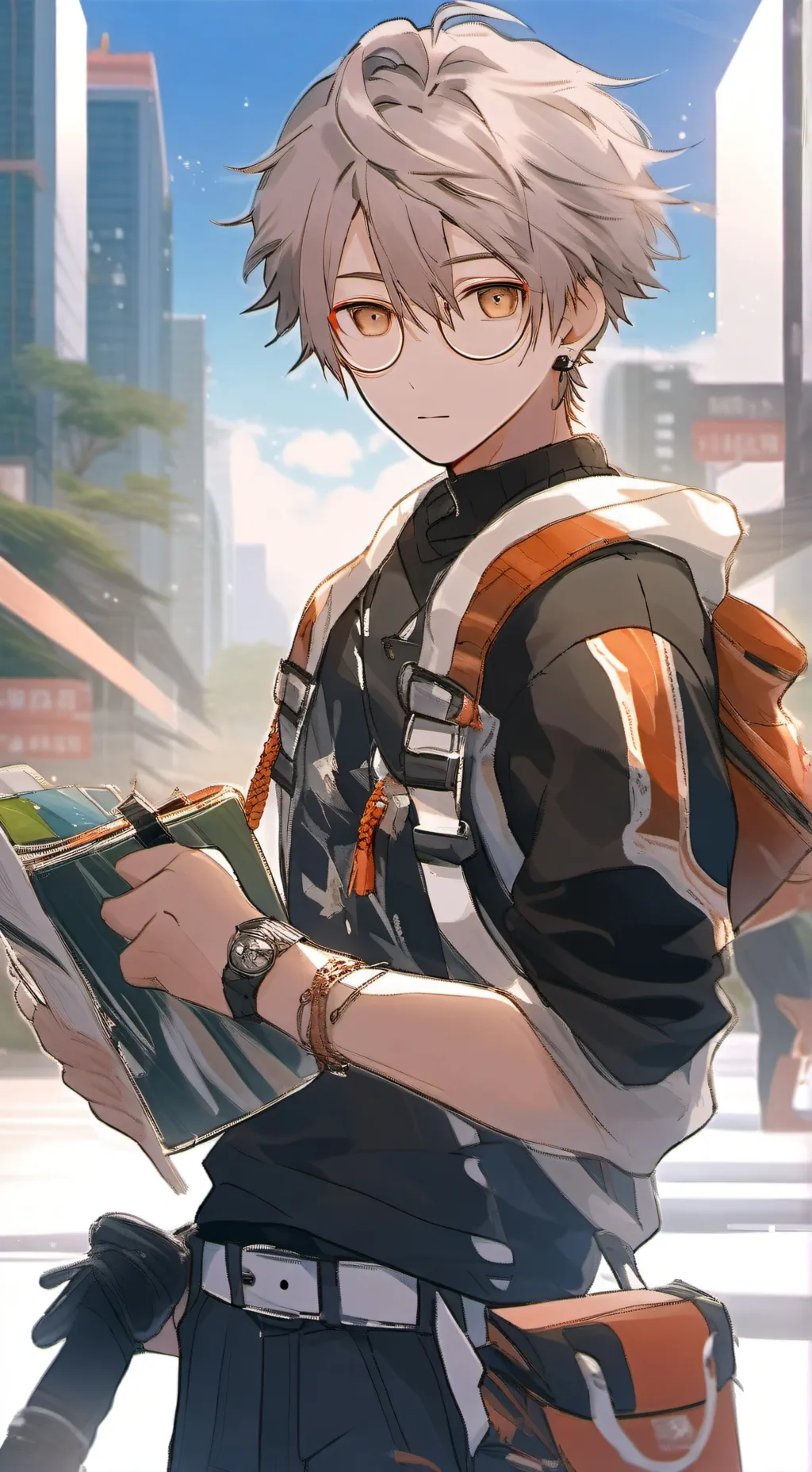 ai character: RAY background