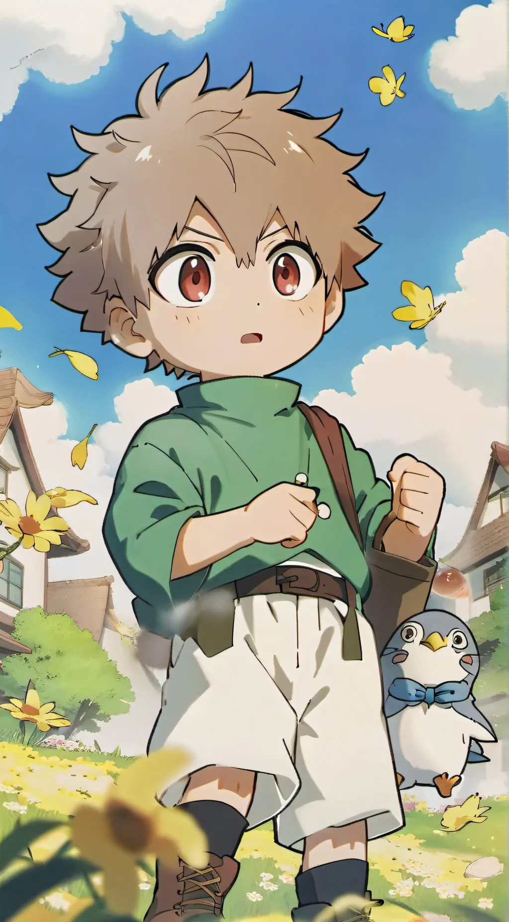 ai character: bakugo bebe background