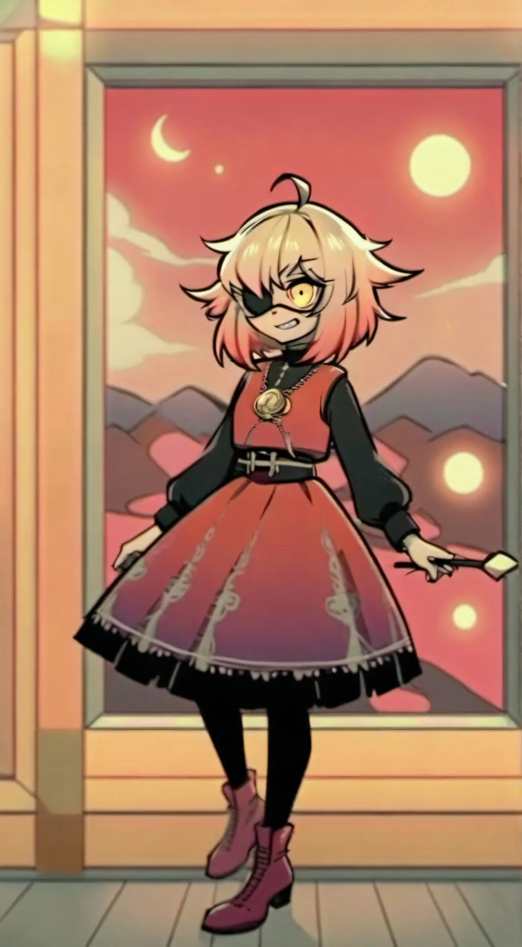 ai character: Angle dust?! background