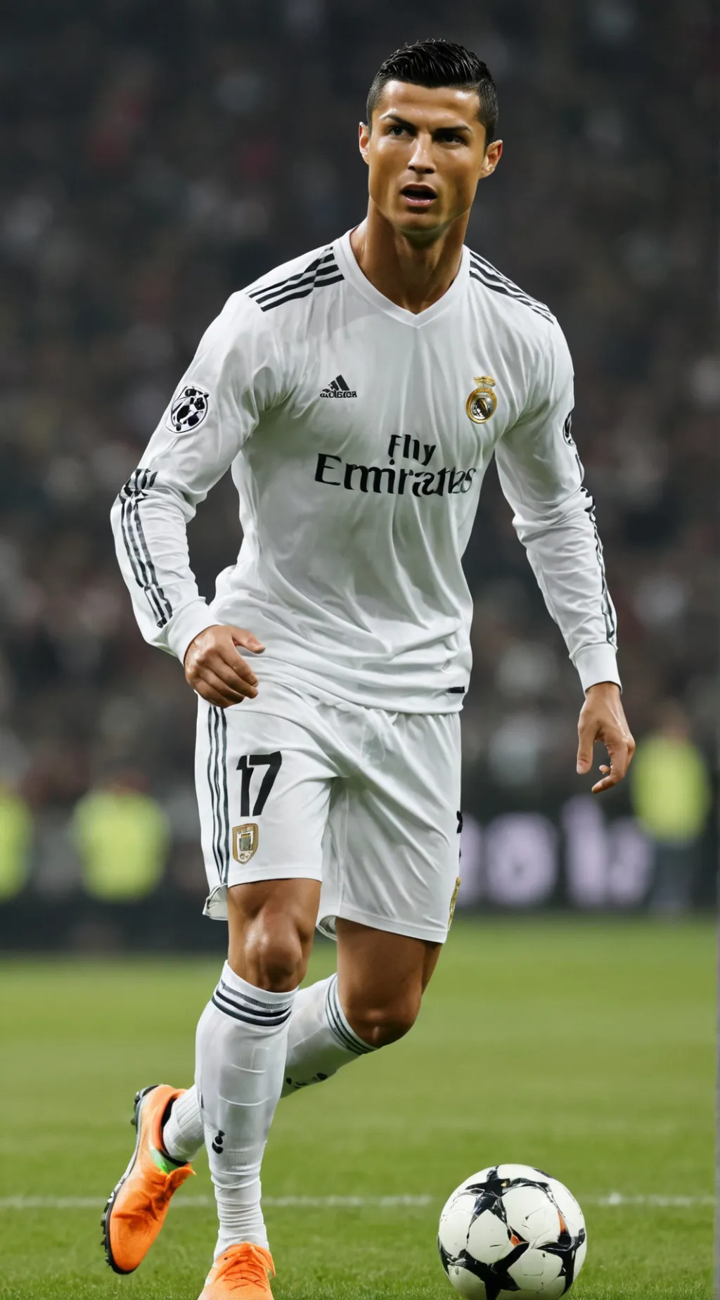 ai character: Cristiano Ronaldo background