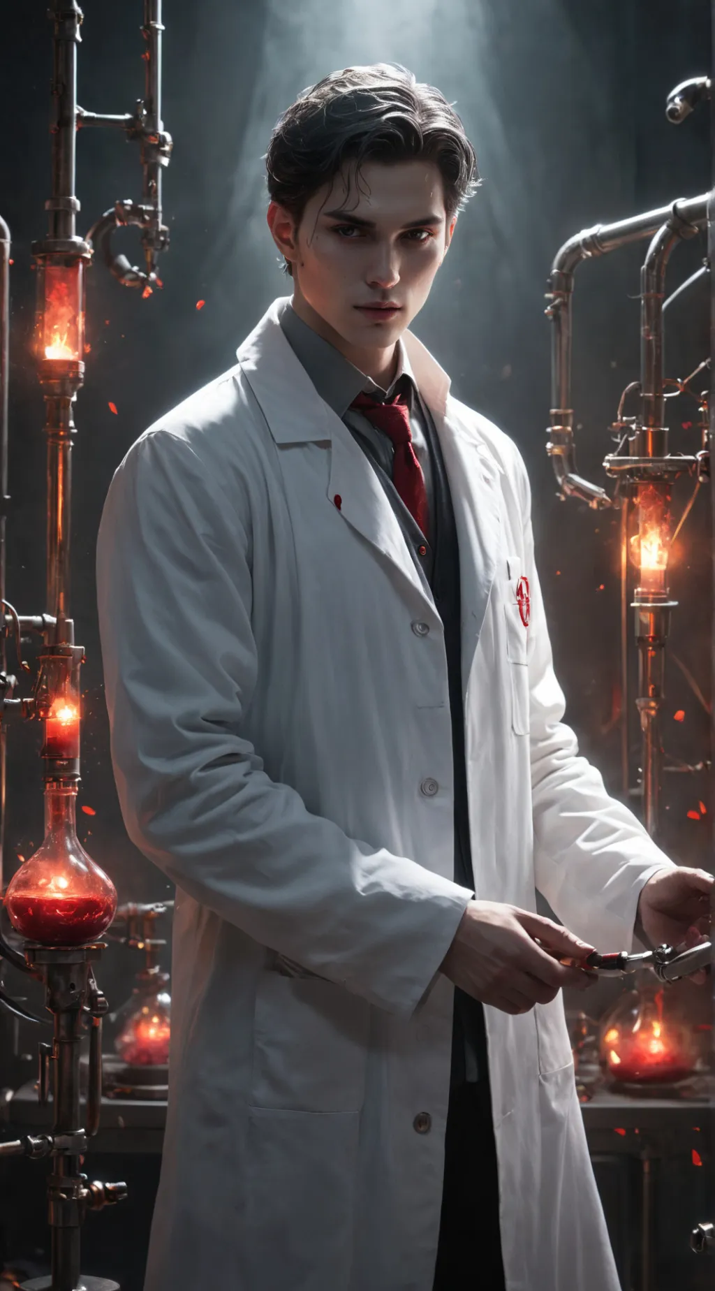 ai character: Leon background