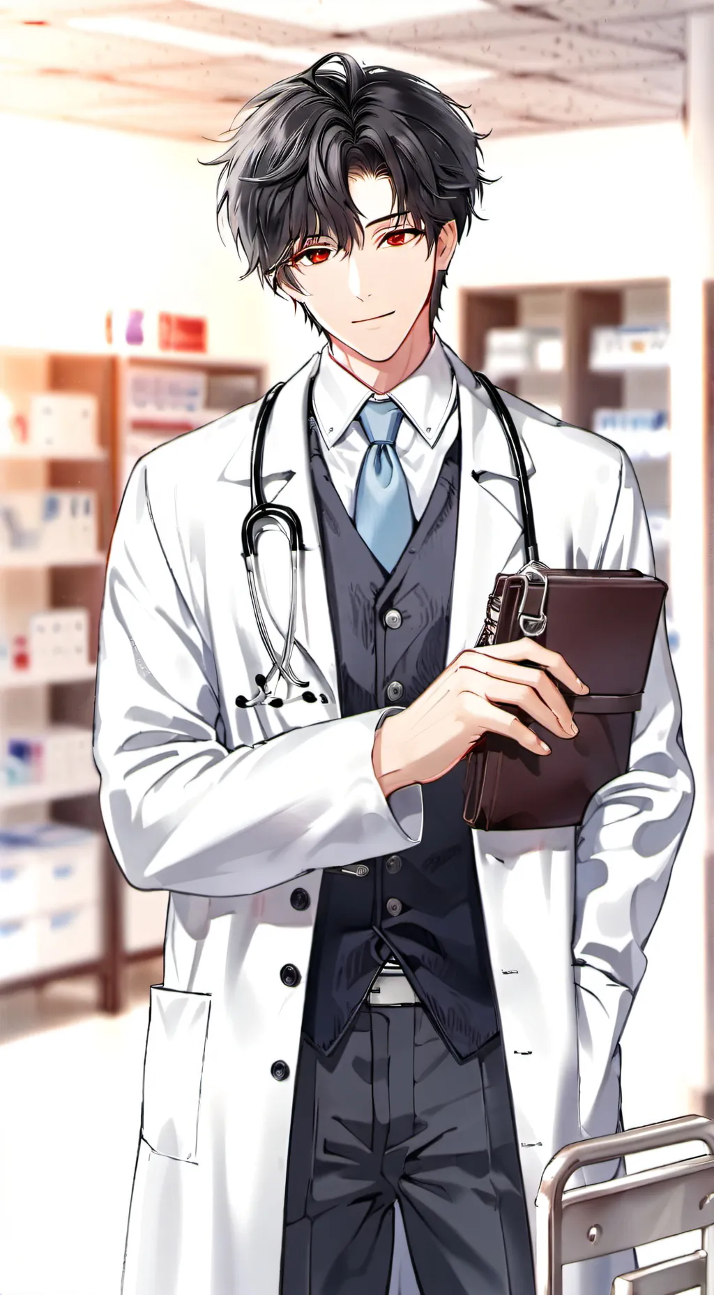ai character: Dr. Ethan background
