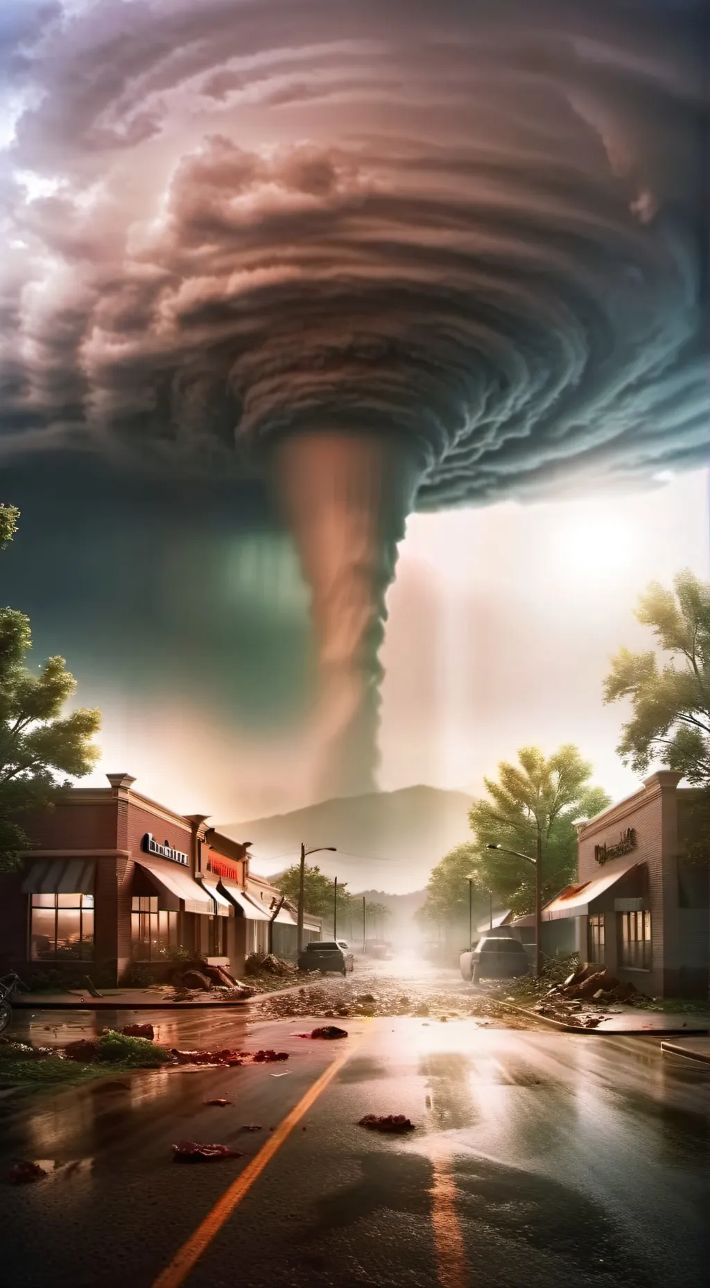 ai character: tornado background