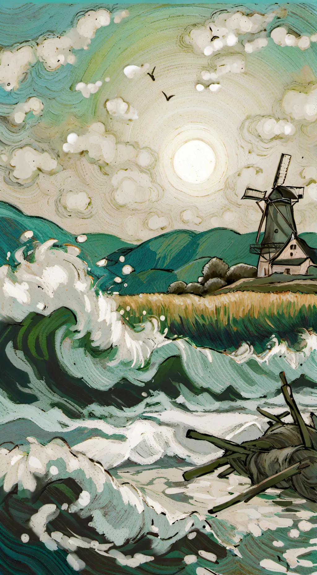 ai character: spunki horror background