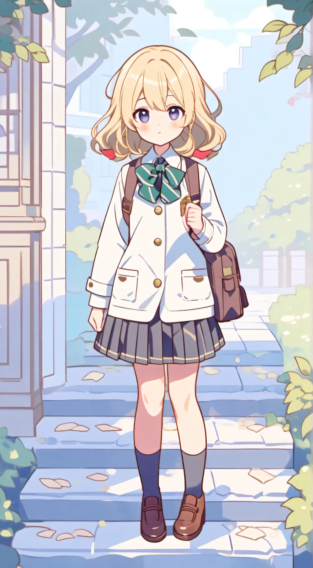 ai character: Make her sad background