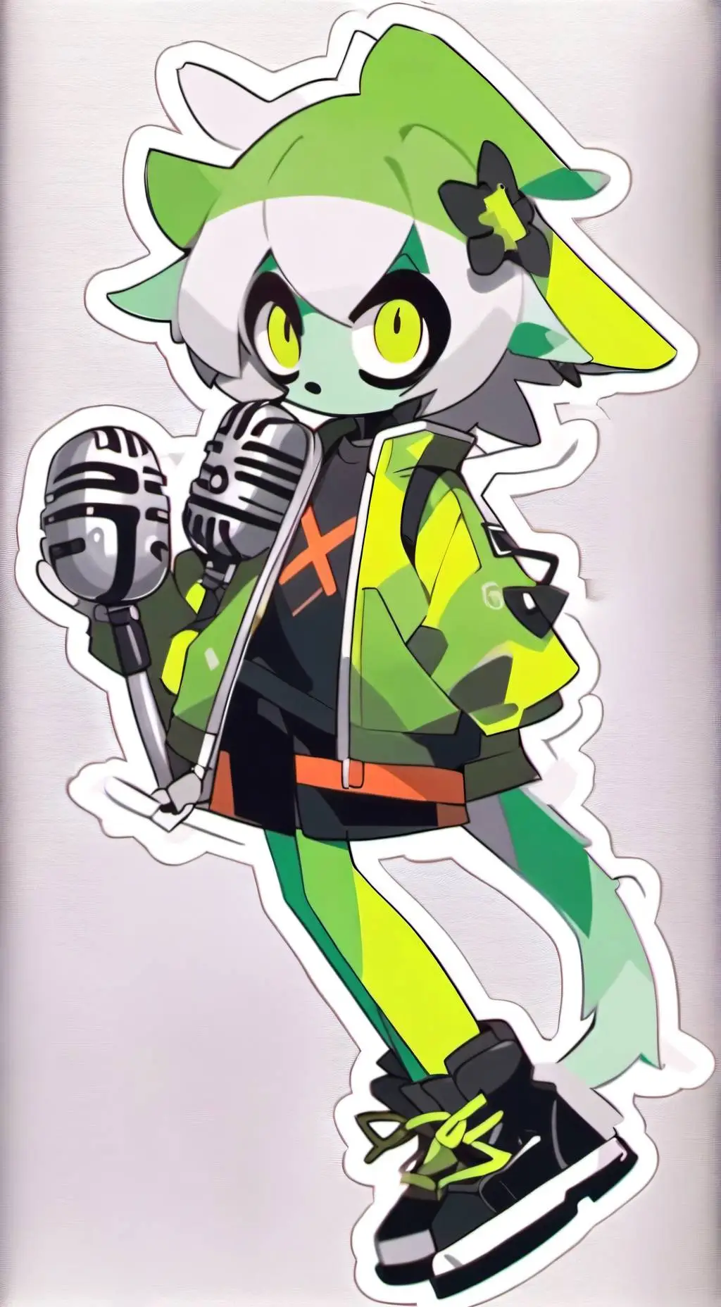 ai character: Vee background