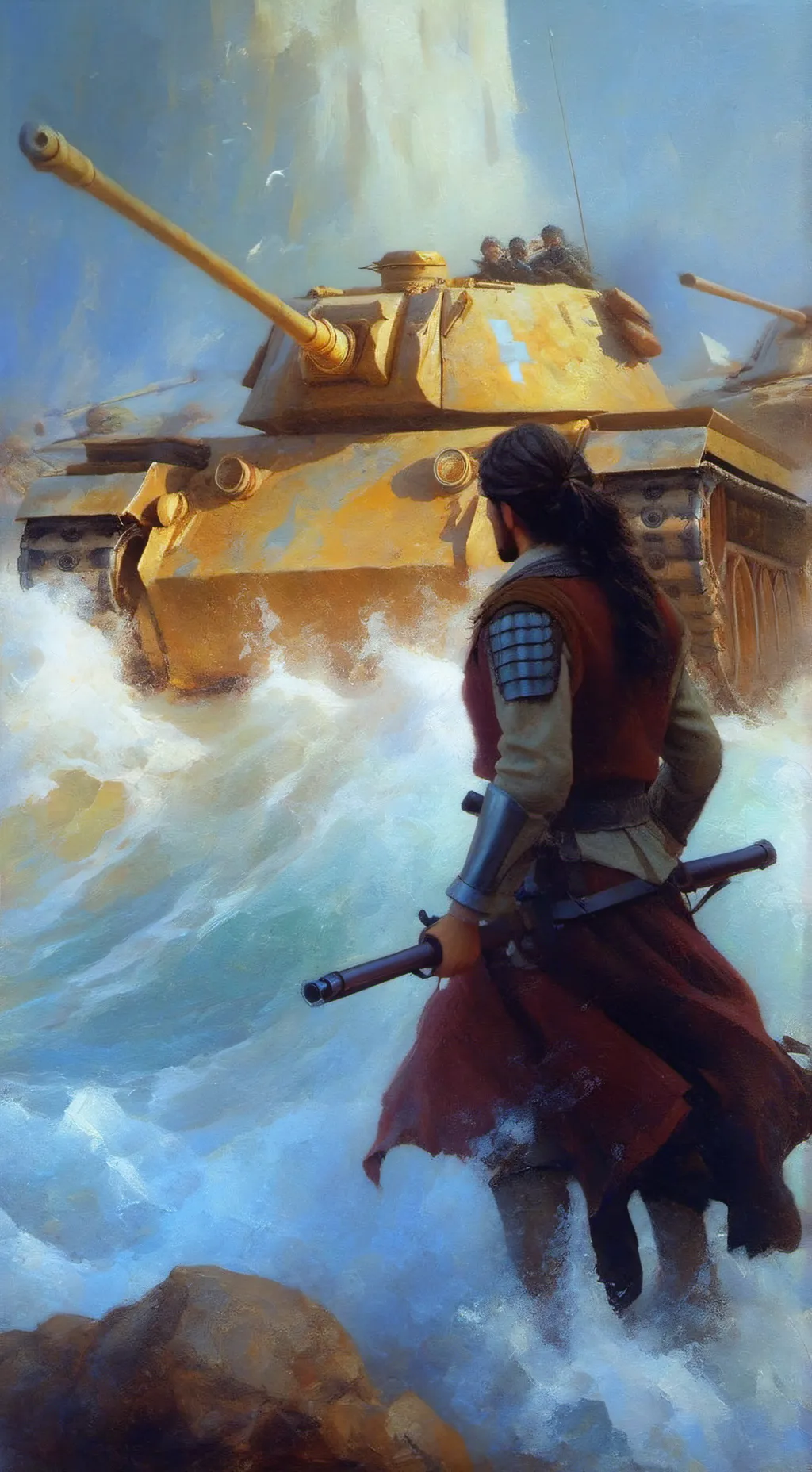 ai character: GUERRA PELEA background