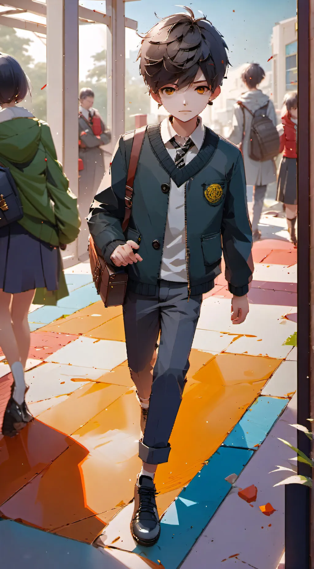 ai character: Muichiro  background