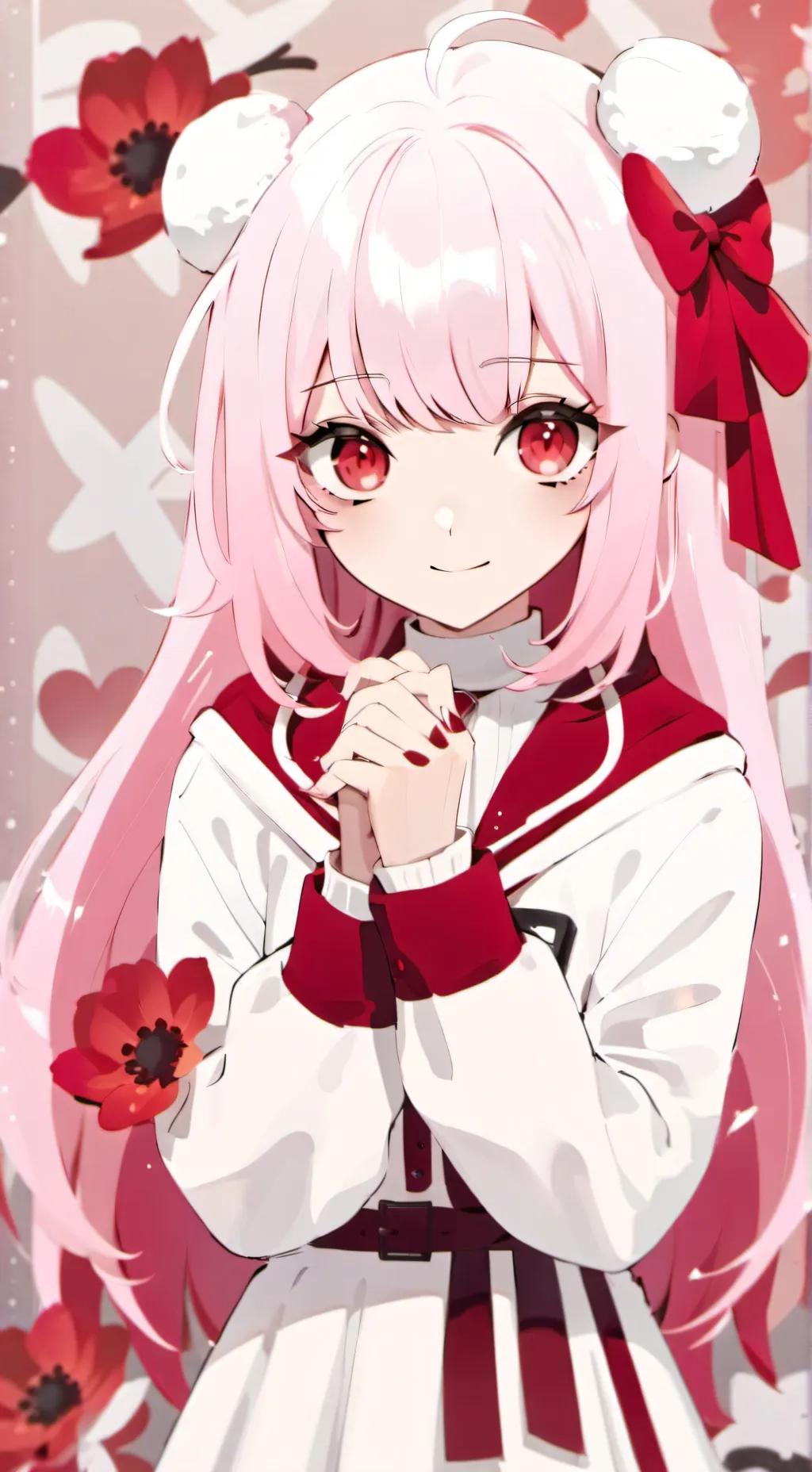 ai character: Pinky 🌷🌷🌷🌷 background