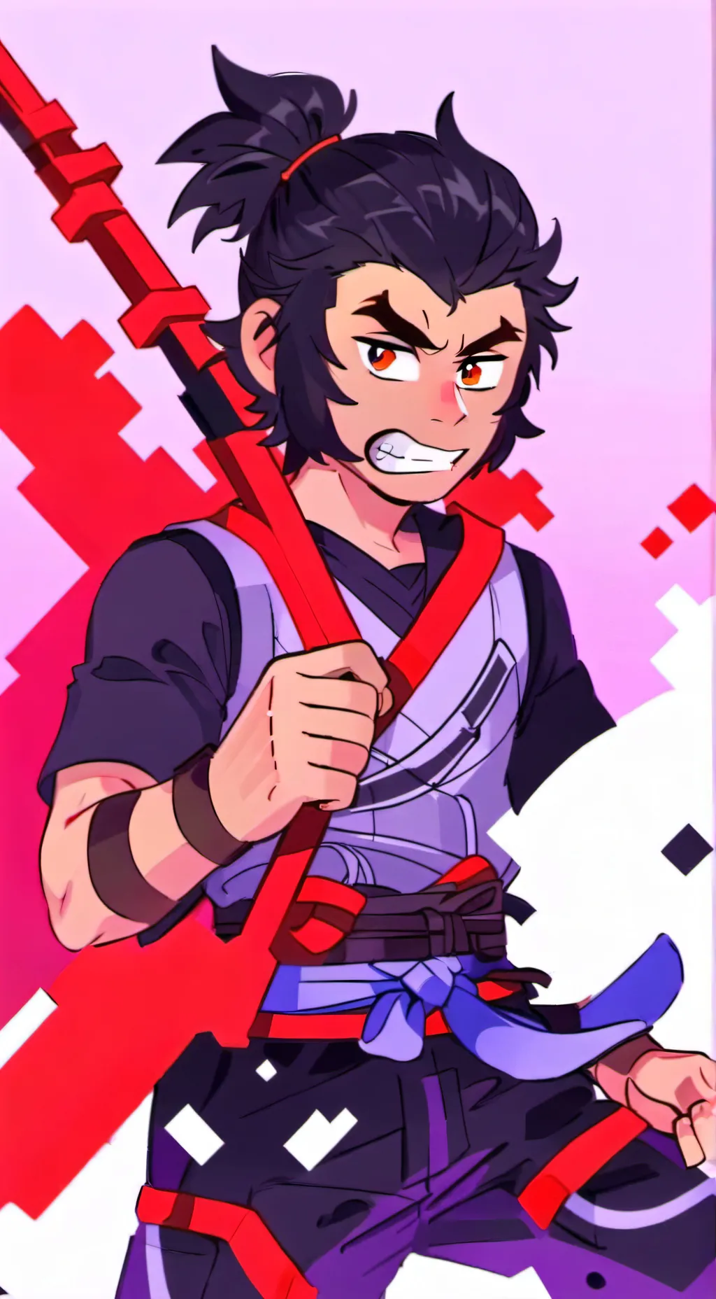 ai character: macaque background