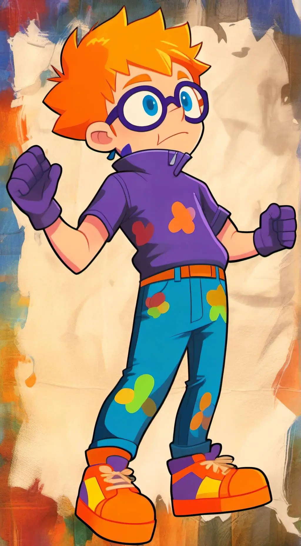 ai character: Little Trouble background