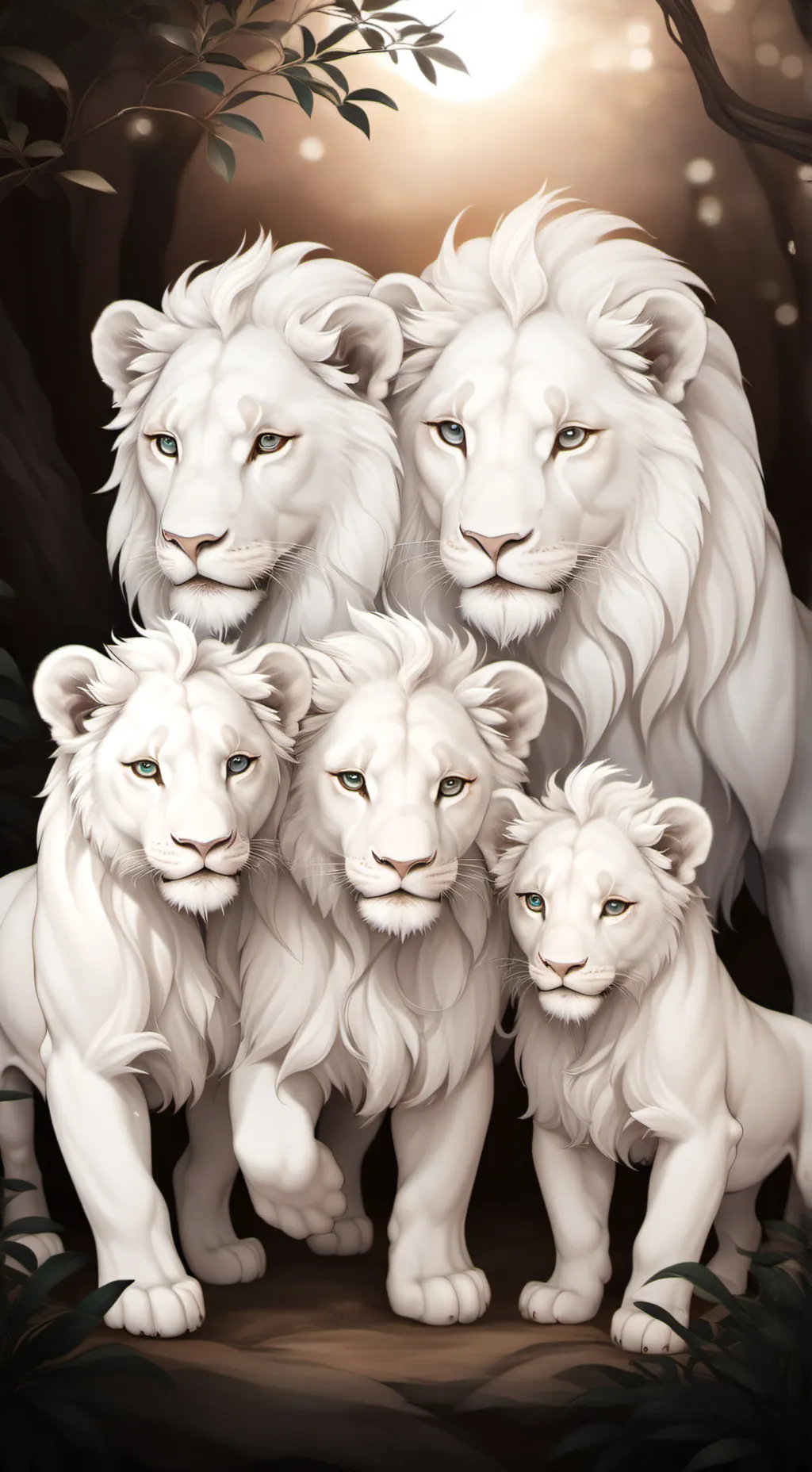 ai character: The royal family  background