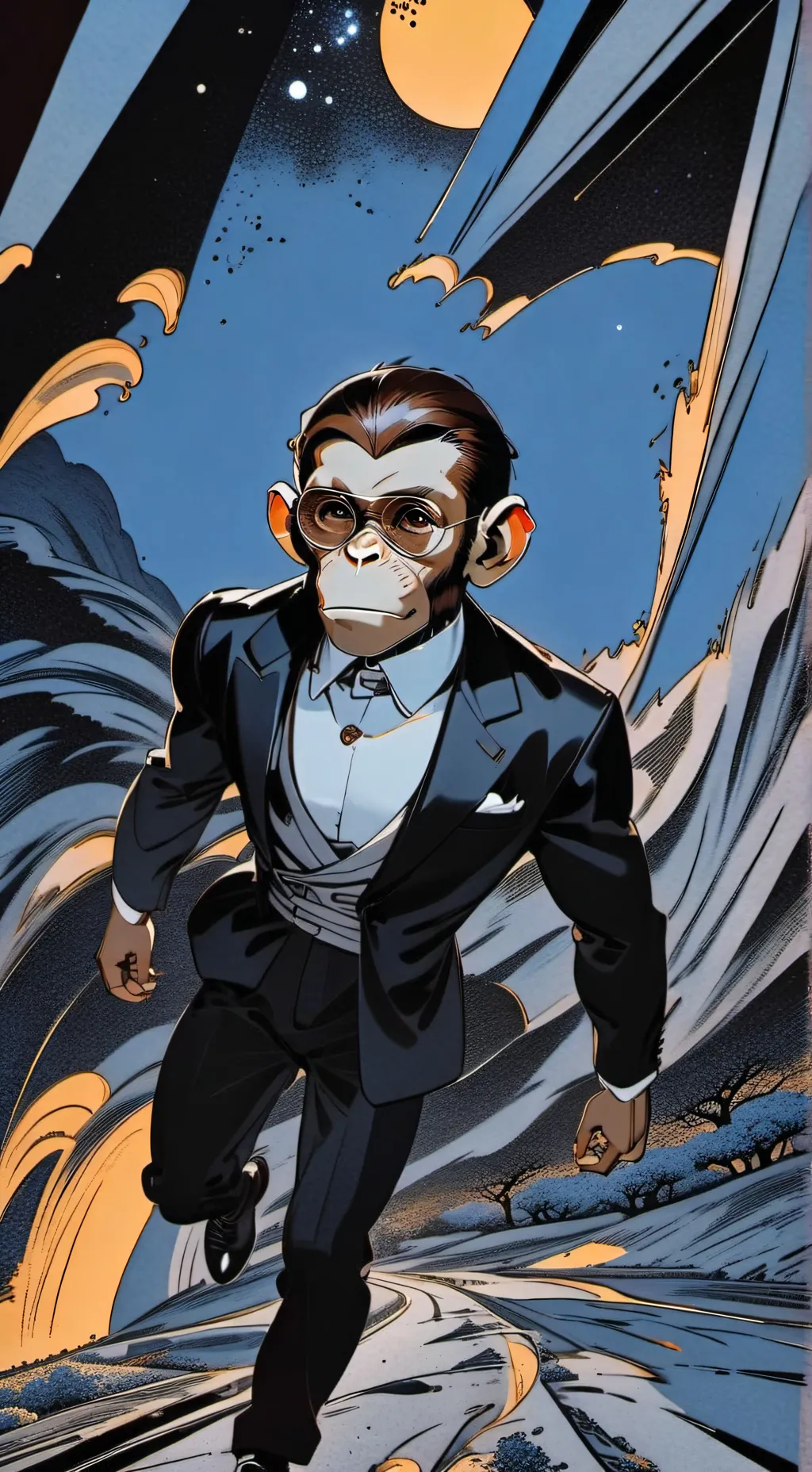 ai character: Im quitting! background