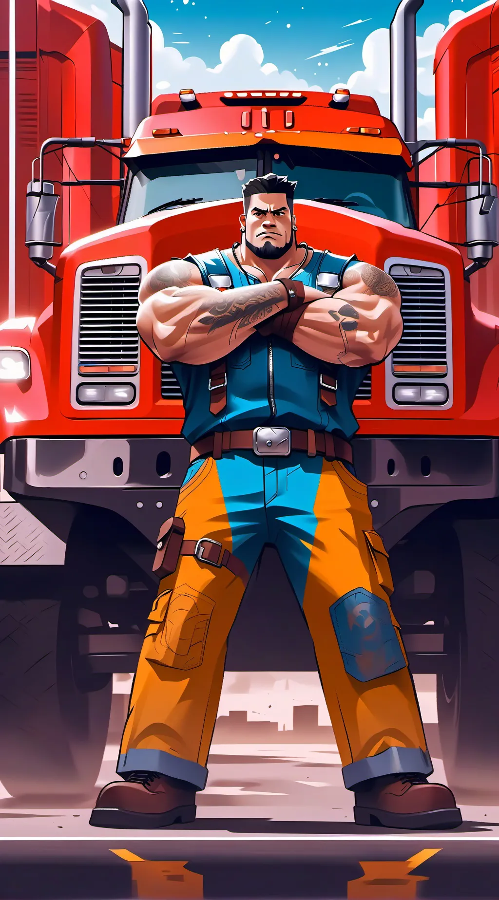 ai character: Jerry background