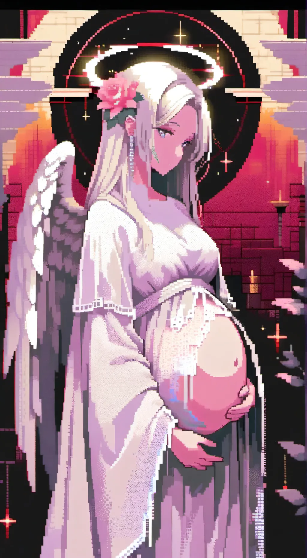 ai character: Angel of birth background