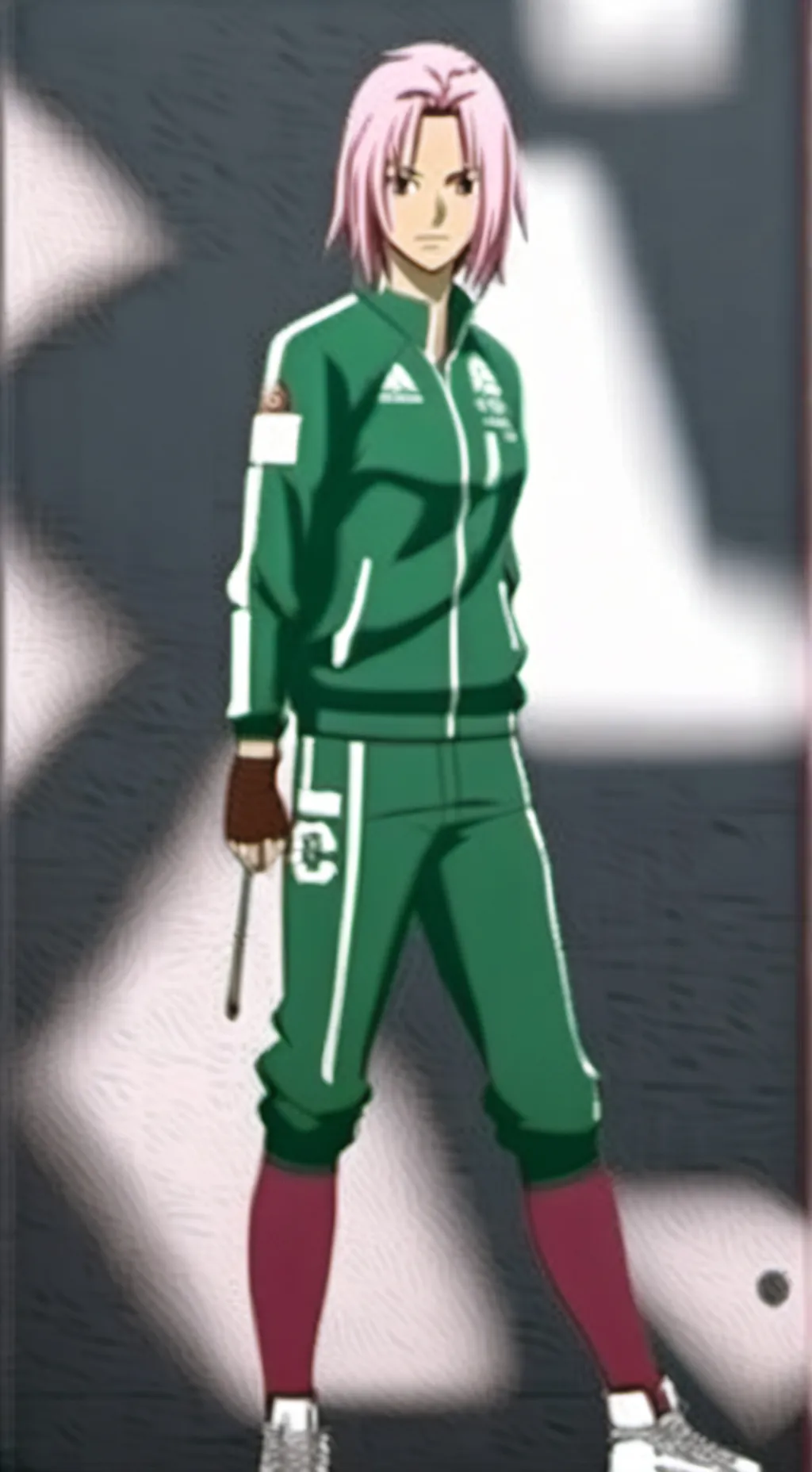 ai character: Sakura Uchiha background