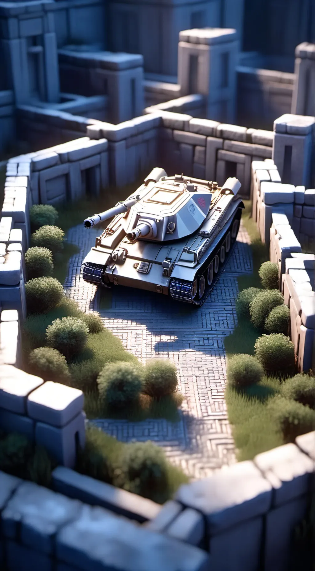 ai character: Arras io labyrinth background