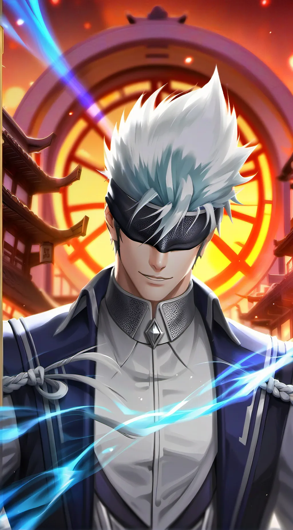 ai character: Satoru Gojo background