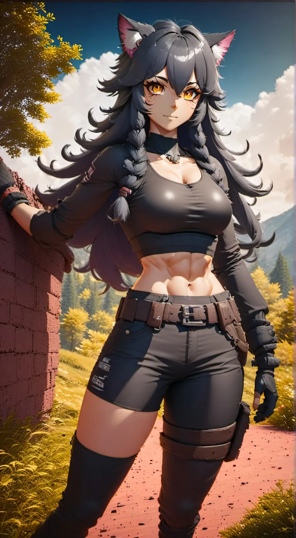 ai character: Meowuko background