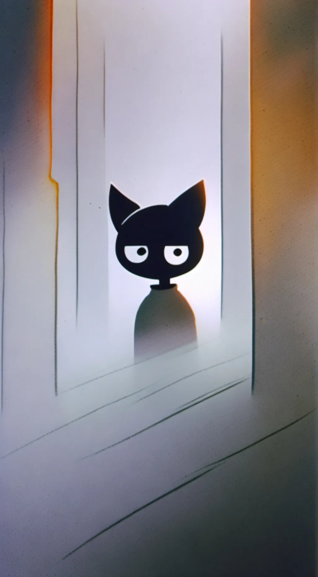 ai character: gray background