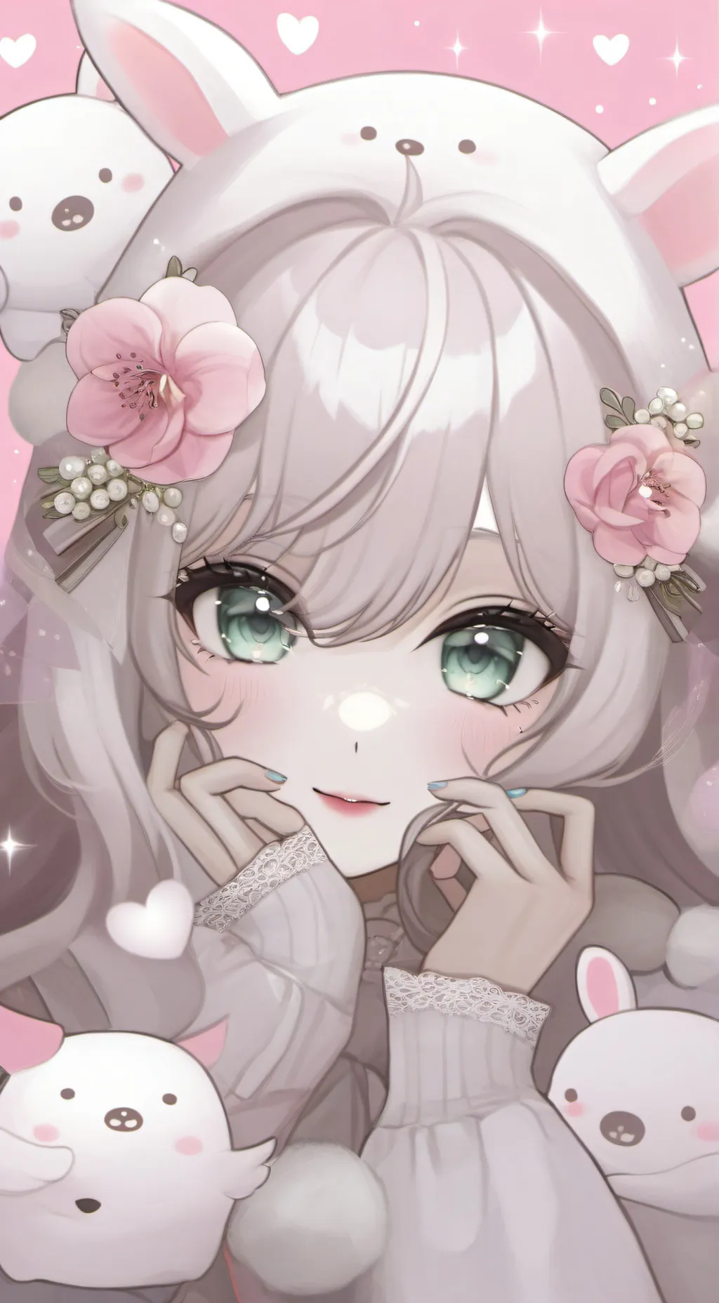 ai character: Момо background