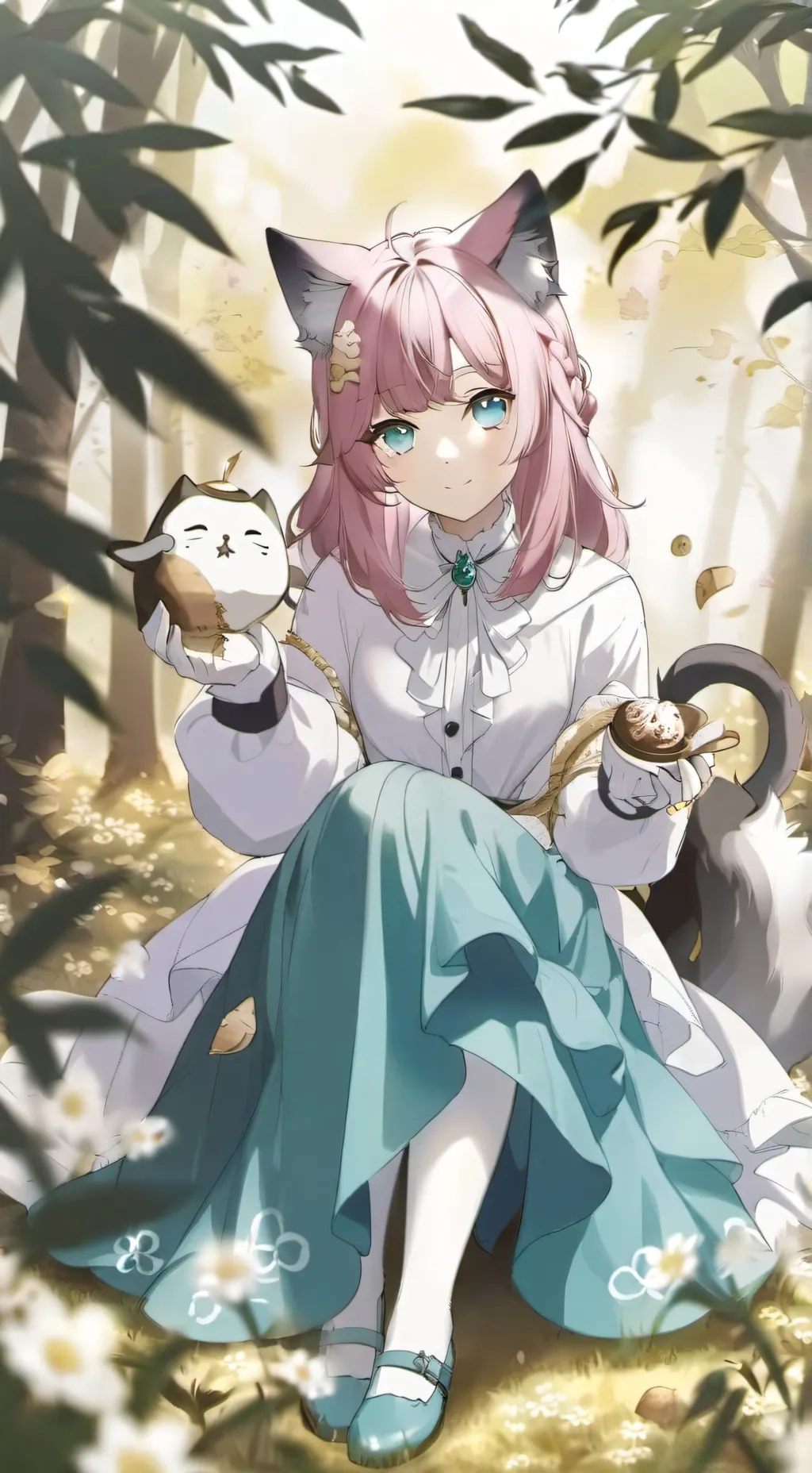 ai character: luna background