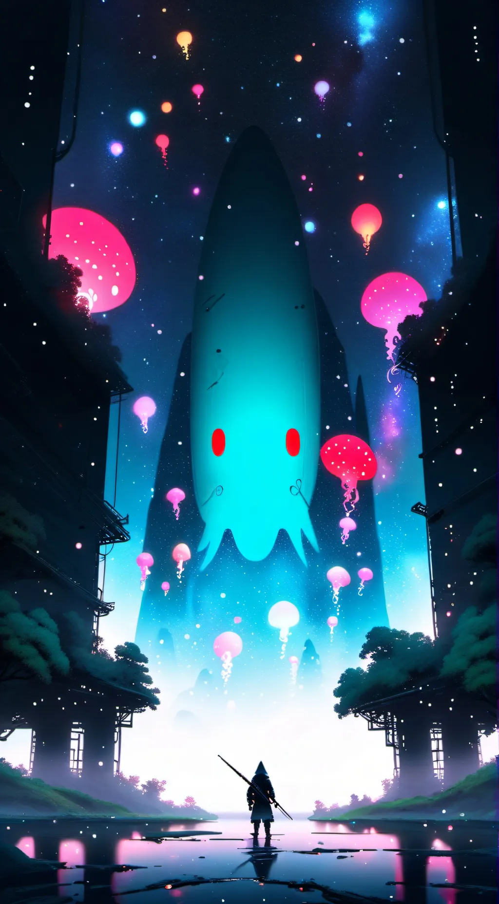 ai character: squid game picture background