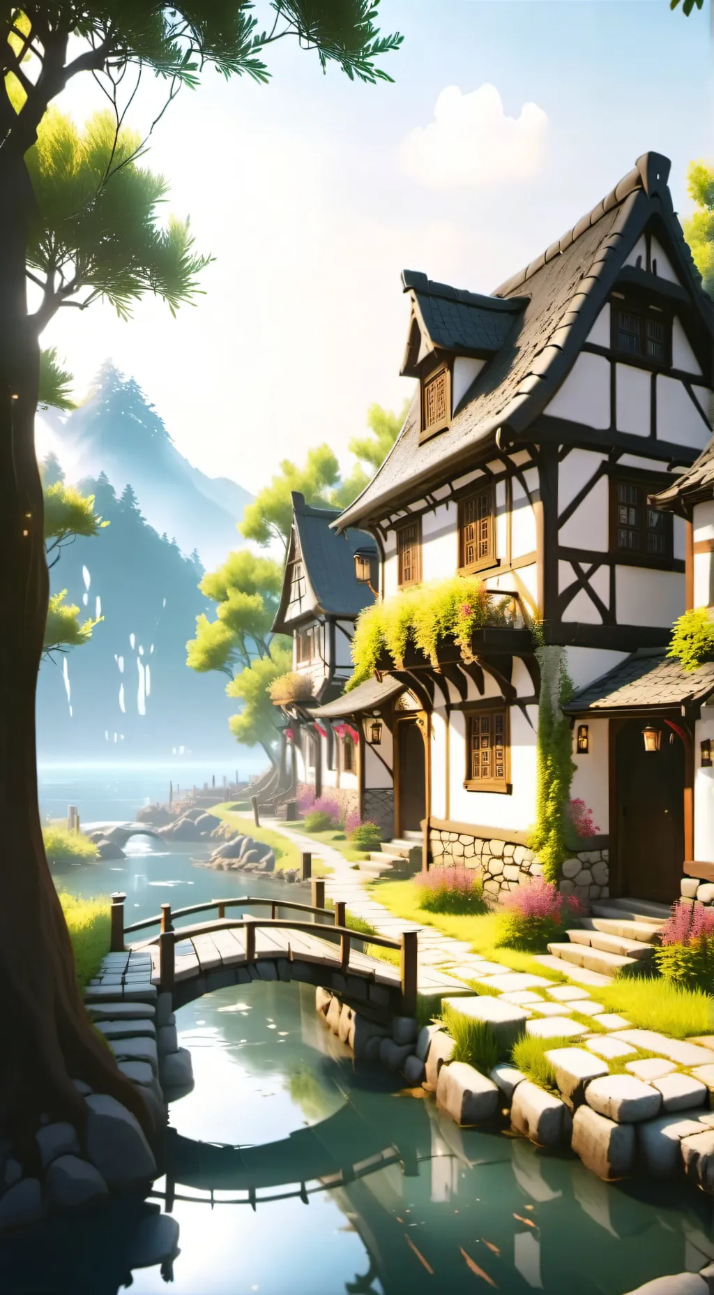 ai character: Leaving Home background