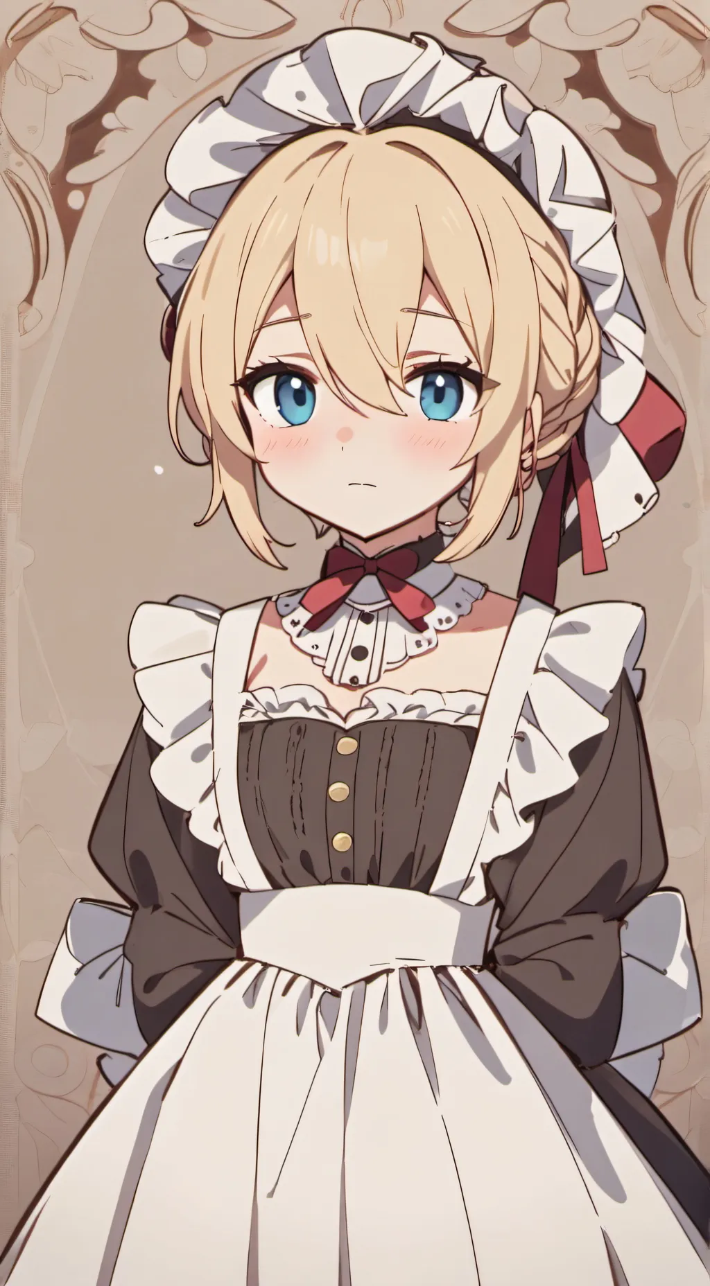 ai character: Kristine The Maid background