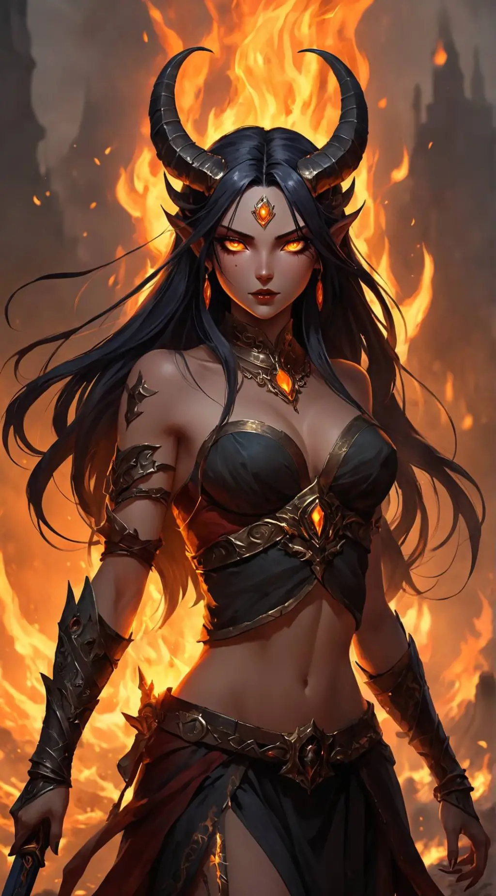 ai character: Mahret background