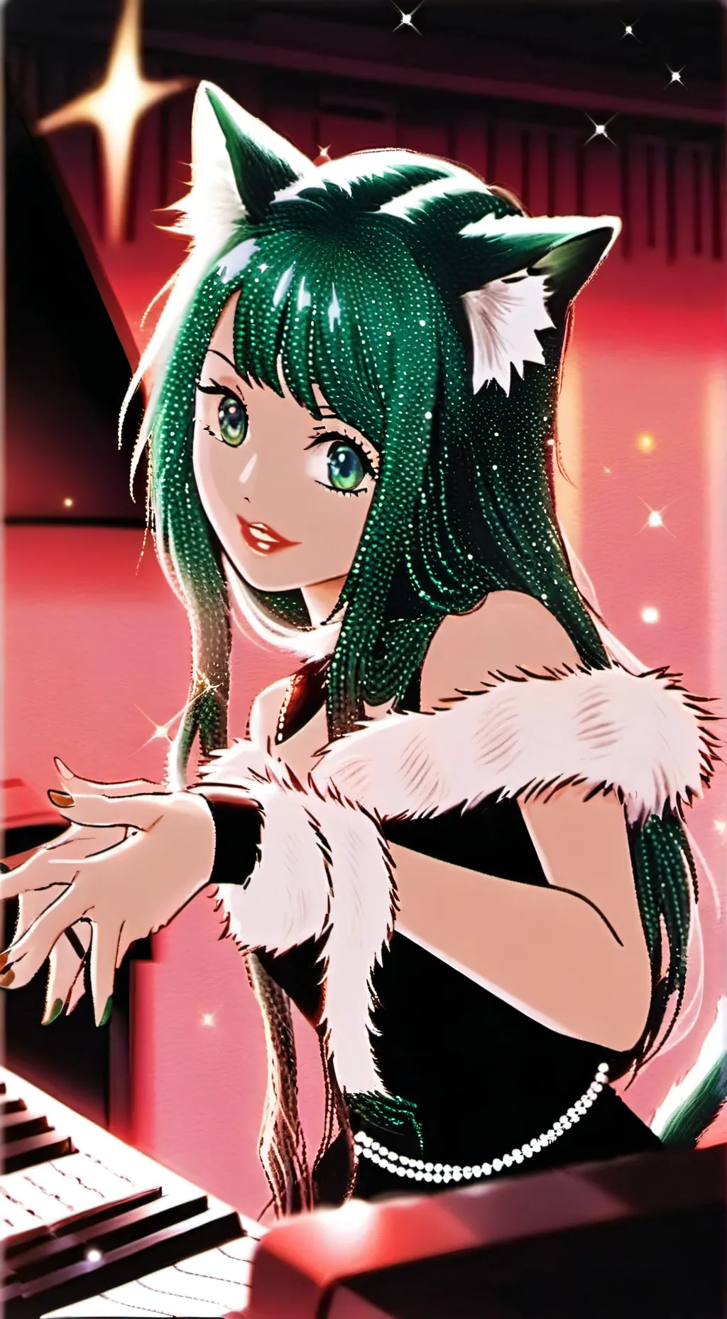 ai character: Sapphire Spirit background