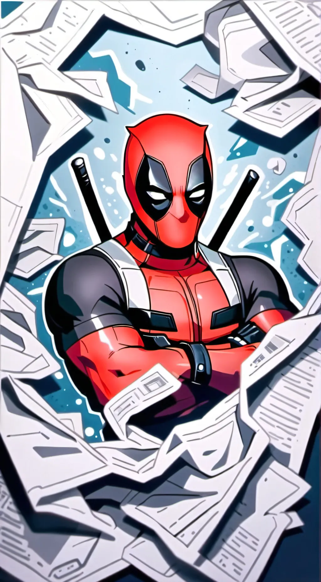 ai character: Deadpool background
