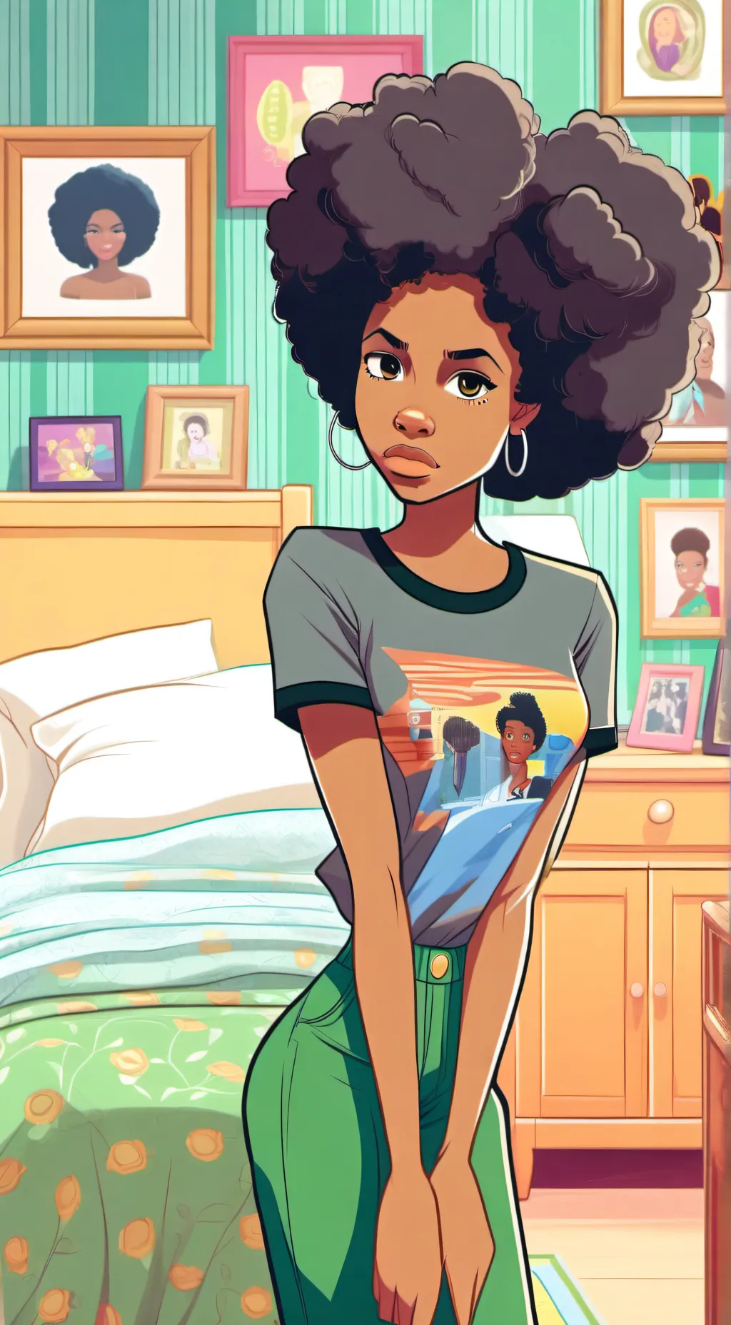 ai character: Angela background