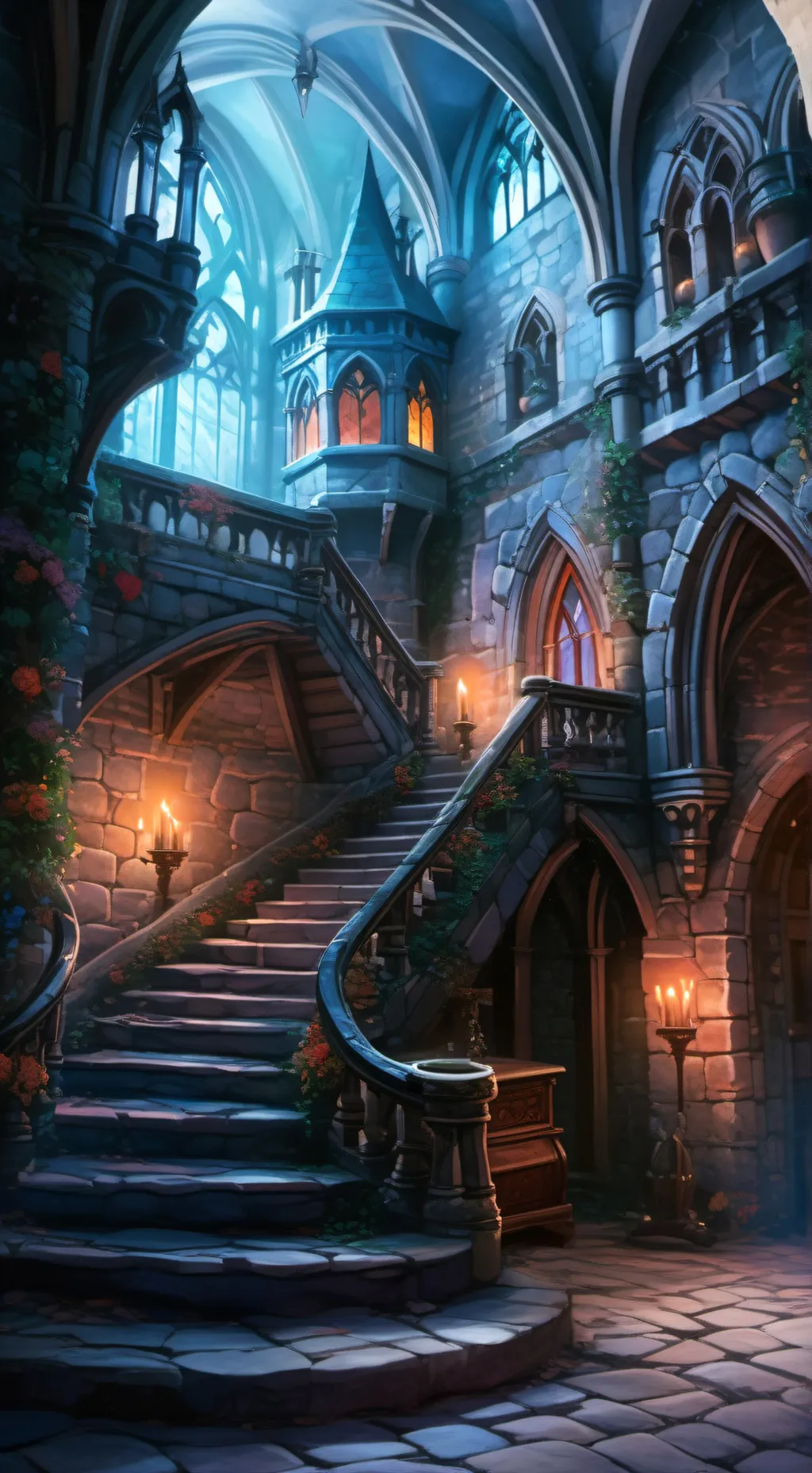 ai character: hogwarts  background