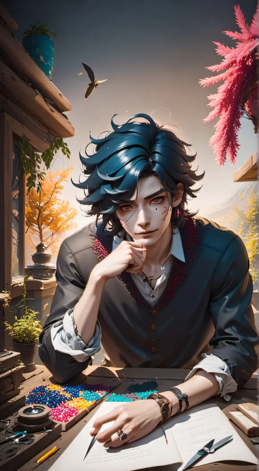 ai character: The doll maker cp background